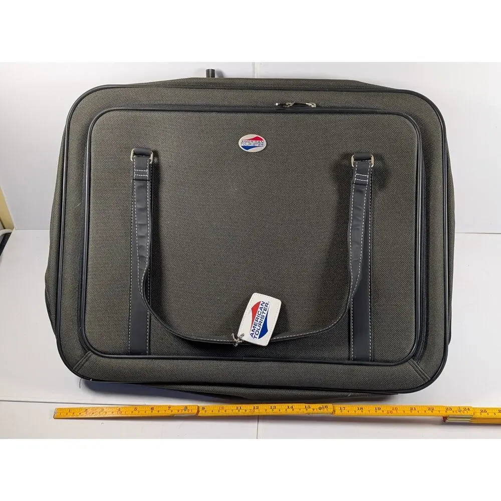 American Tourister Soft Sided Garment Bag Suit Carrier Hanging Travel Luggage...